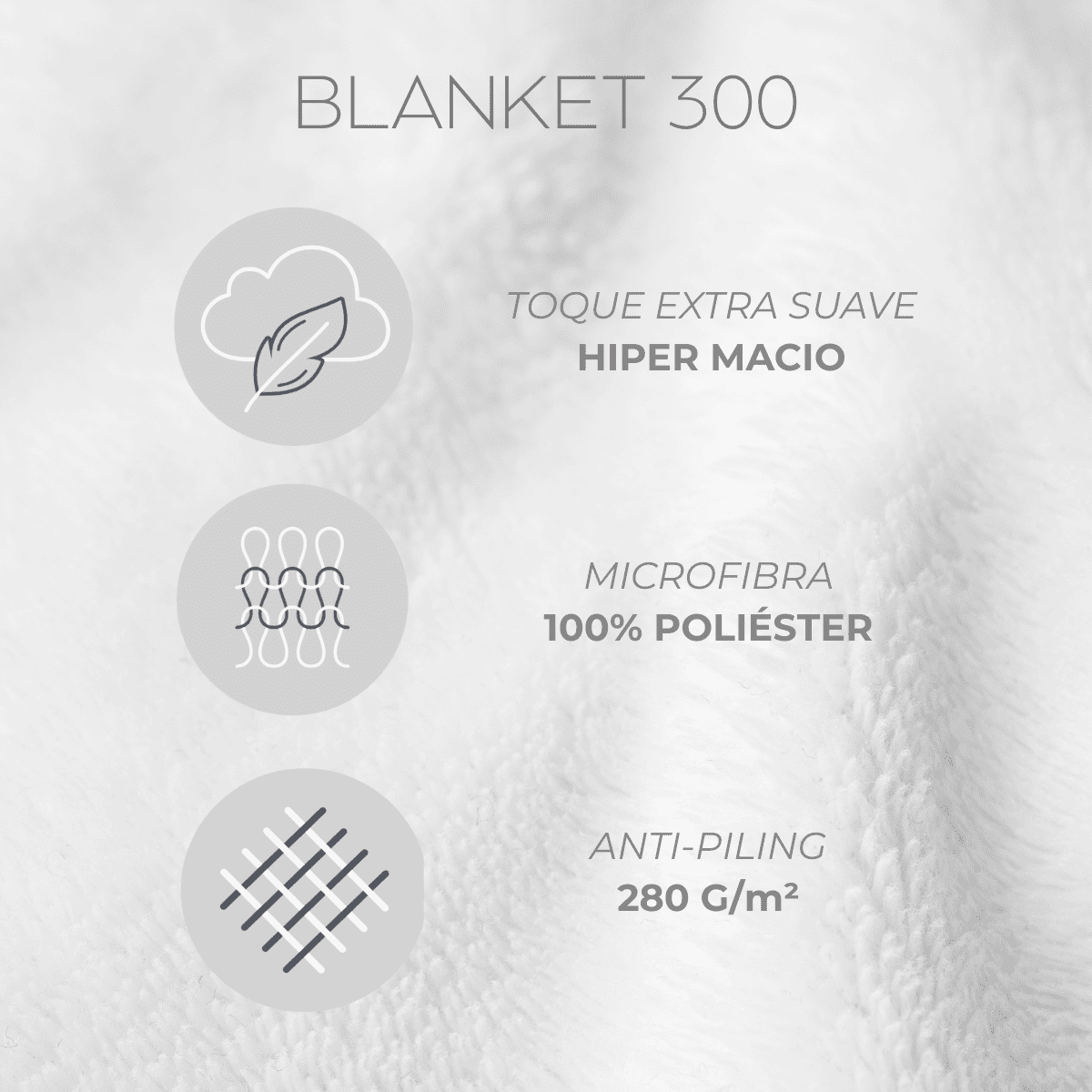 Cobertor Blanket 300 Kacyumara Grafite