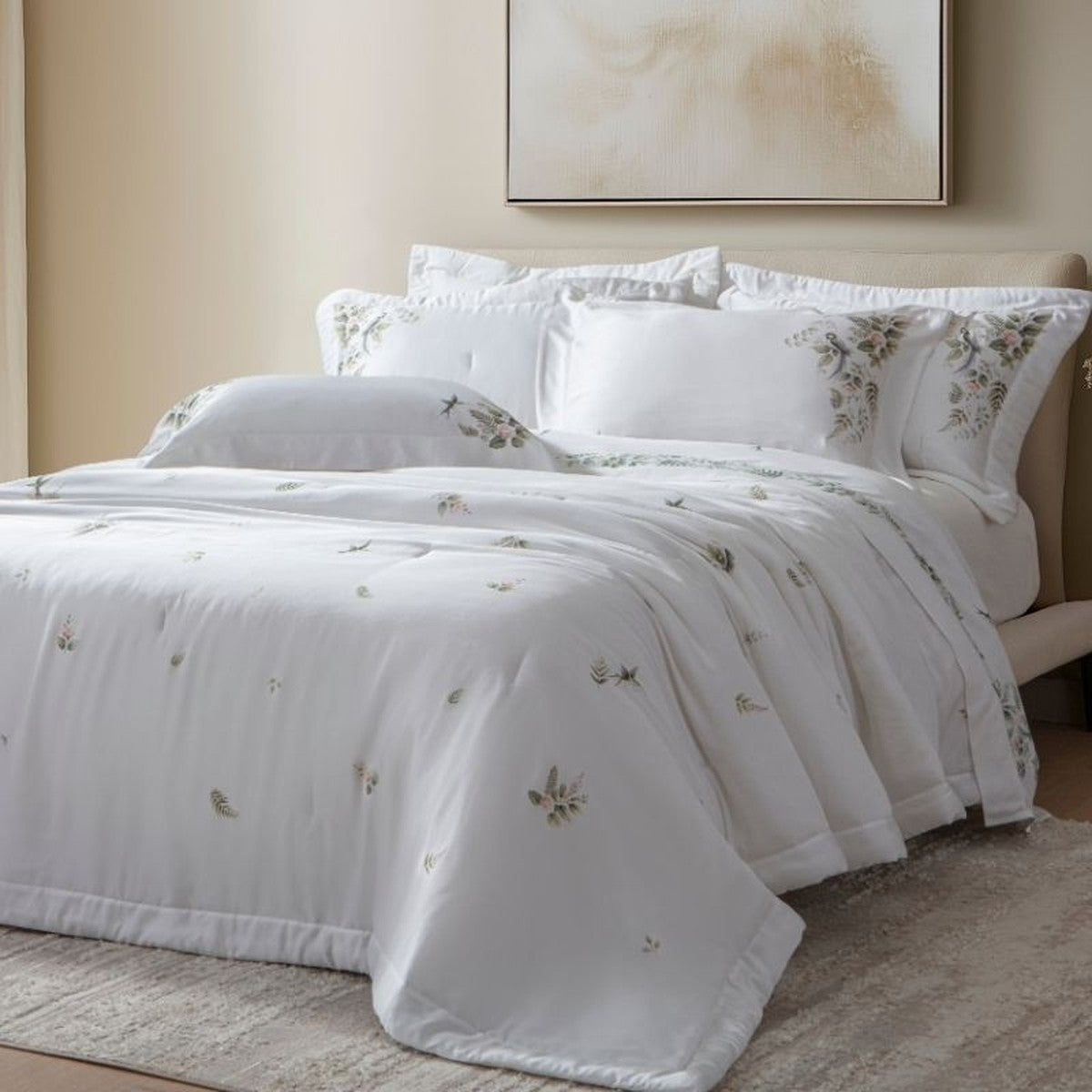 Colcha Bambu Bali 400 Fios Kacyumara Pierre